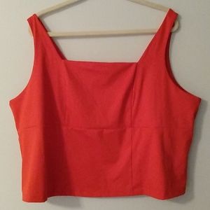 QVC shelf bra dressy crop top